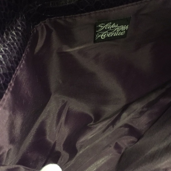 SAKS FIFTH AVE CLUTCH (NEVER USED)